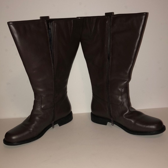 David Tate Brown Leather Boot